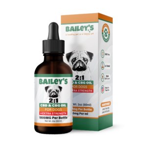 1800MG 2:1 Full Spectrum CBD & CBG Oil Tincture For Dogs